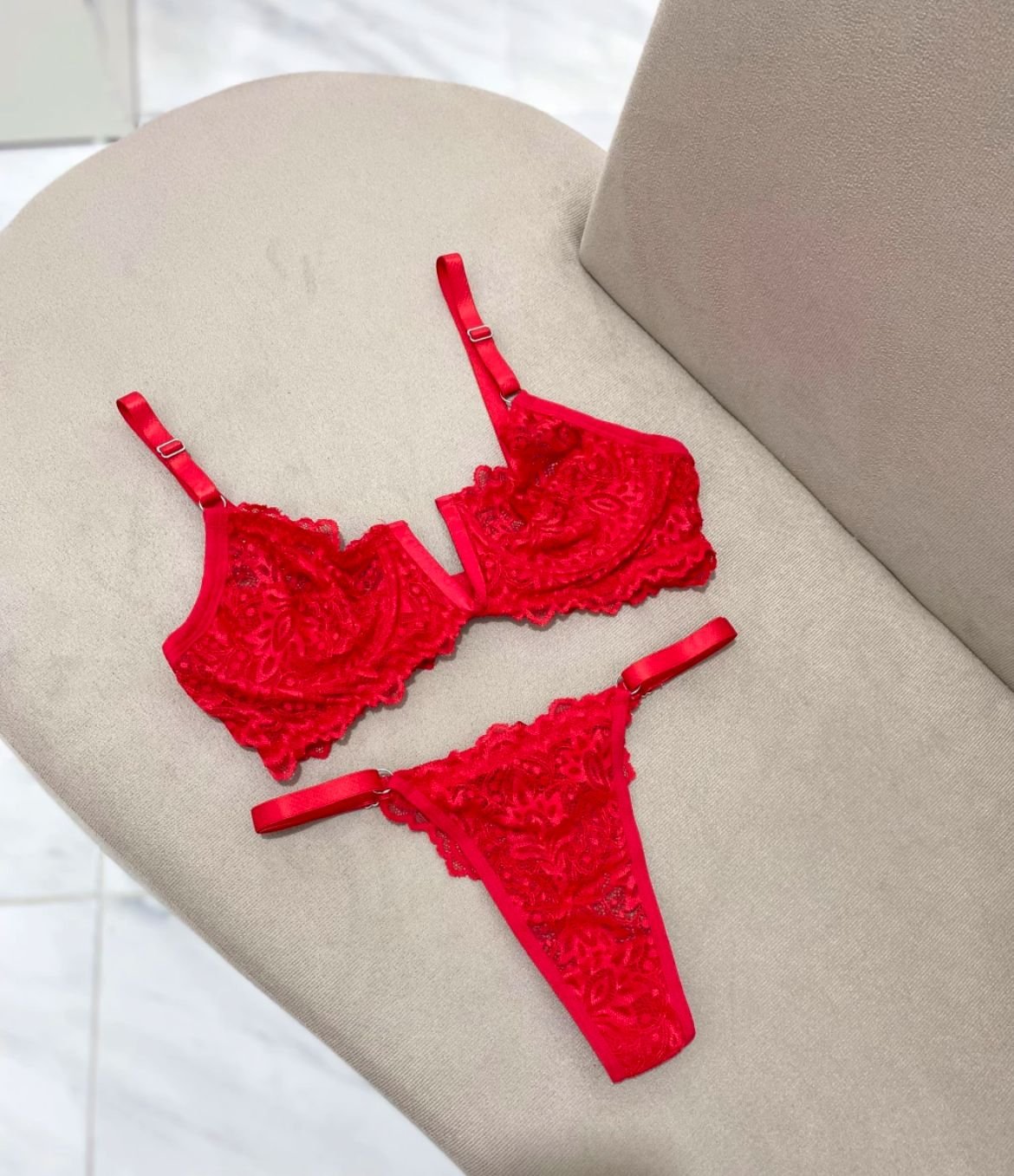 Conjunto Renda Cores - cor cores